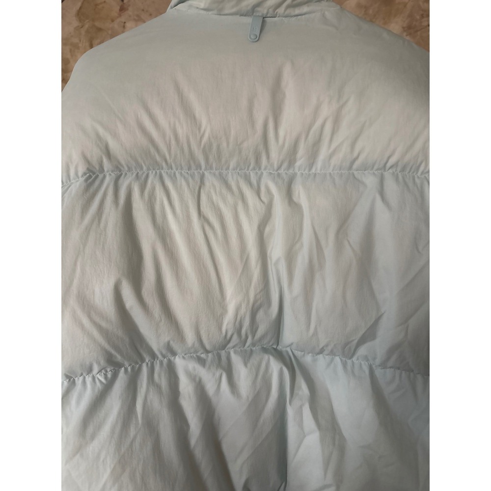 Mackage Tessy Powder Blue Nylon High Neck Quilted Puffer Jacket Size Large - Picture 9 of 11
